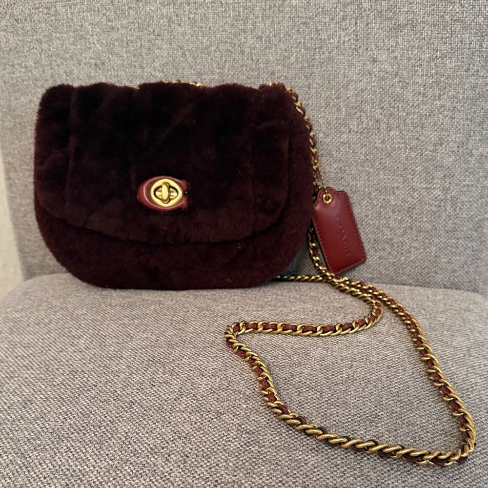 Coach Pillow Madison Crossbody Bag in Sangria